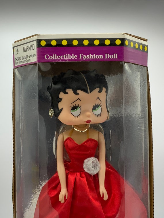 Gorgeous collectible vintage Betty Boop doll fashion doll, black and ...