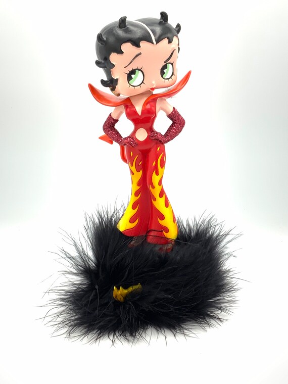 Gorgeous Collectible and Vintage Betty Boop Devil Bobber Figurine,vintage, Long  Red Dress. It's so God to Be Bad. - Etsy