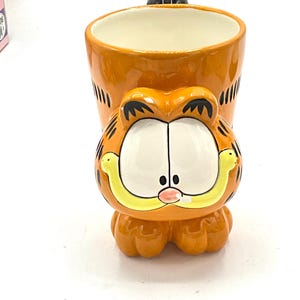 Gorgeous Collectible and Vintage Orange Garfield Coffee Mug, Cat, 3D ...
