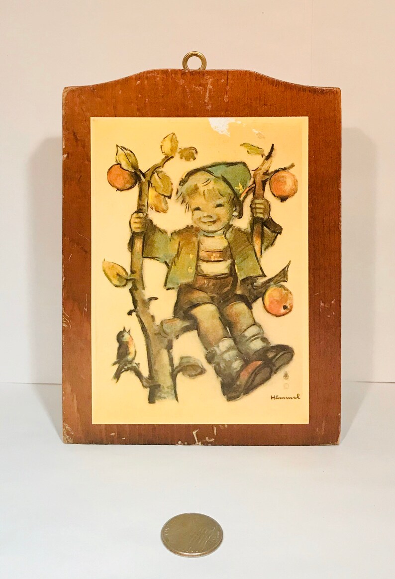 Vintage Set of 3 Hummel Art Manchester Wood Plaques Etsy