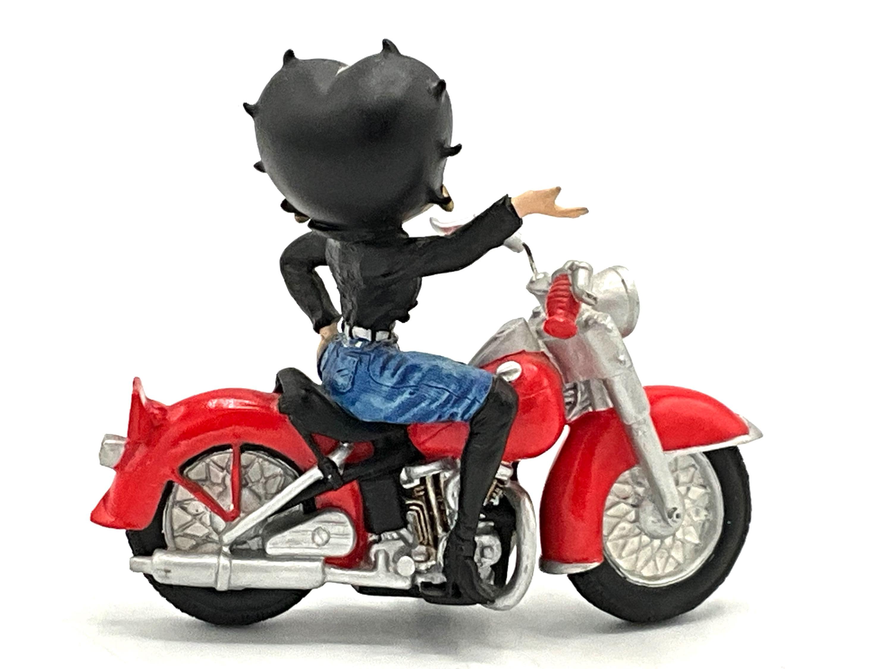 Gorgeous Collectible and Vintage Betty Boop With a Motorcycle