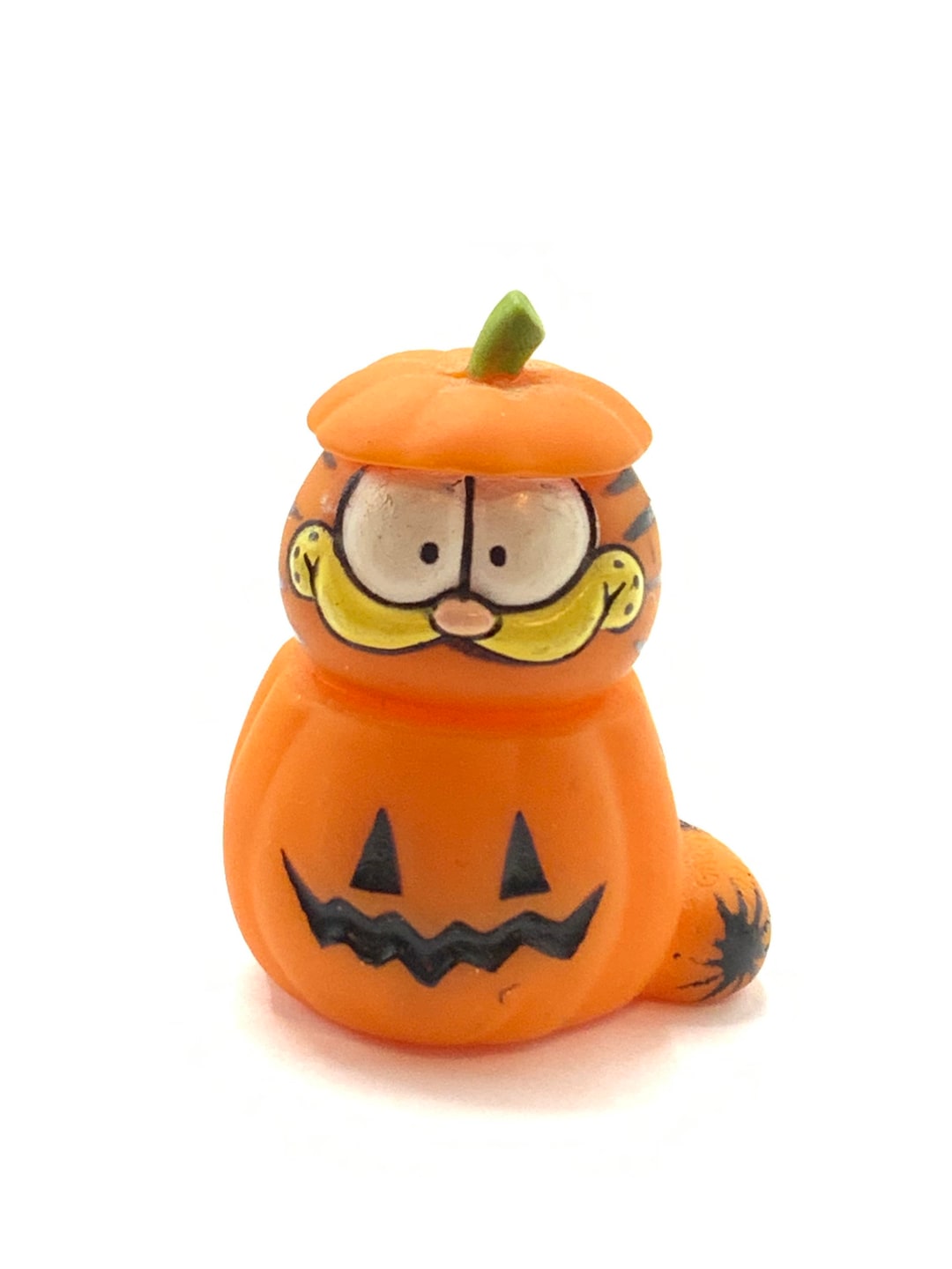 Garfield ハロウィン パンプキン フィギュア Vintage Garfield as Pumpkin Figurine, Cat, Orange, Plastic, Cake