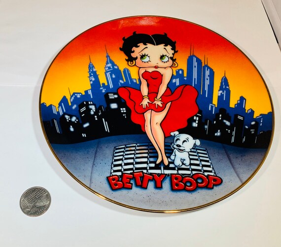 Vintage Betty Boop Plate the Toast of the Town Plate Number - Etsy