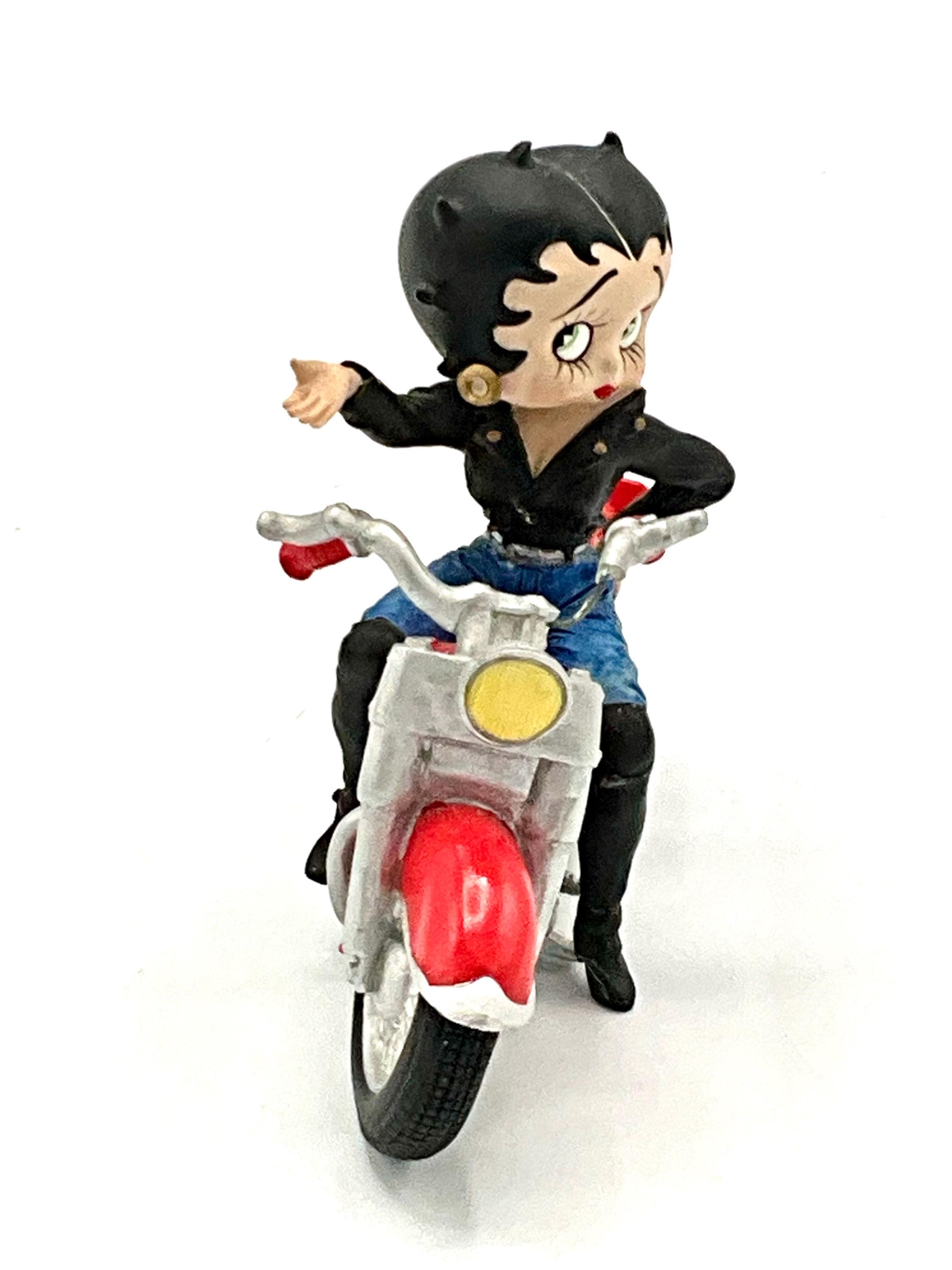 Gorgeous Collectible and Vintage Betty Boop With a Motorcycle