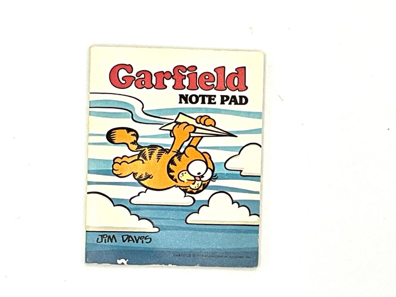 Garfield Notes Gorgeous Gorgeous and Vintage Garfield Notebook, Orange, Cat. - Etsy