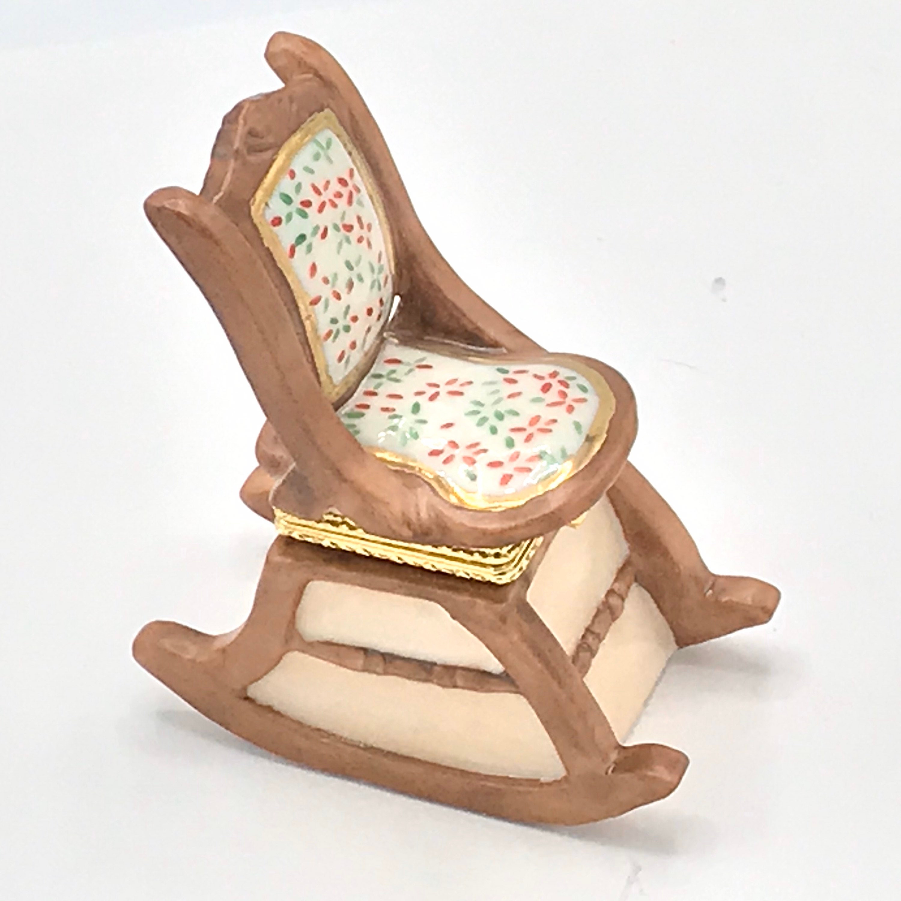 Vintage Rocking Chair Jewelry Box Trinket by A Cup of Etsy