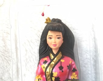 Hallmark, Chinese Barbie, ornament, 1997, vintage