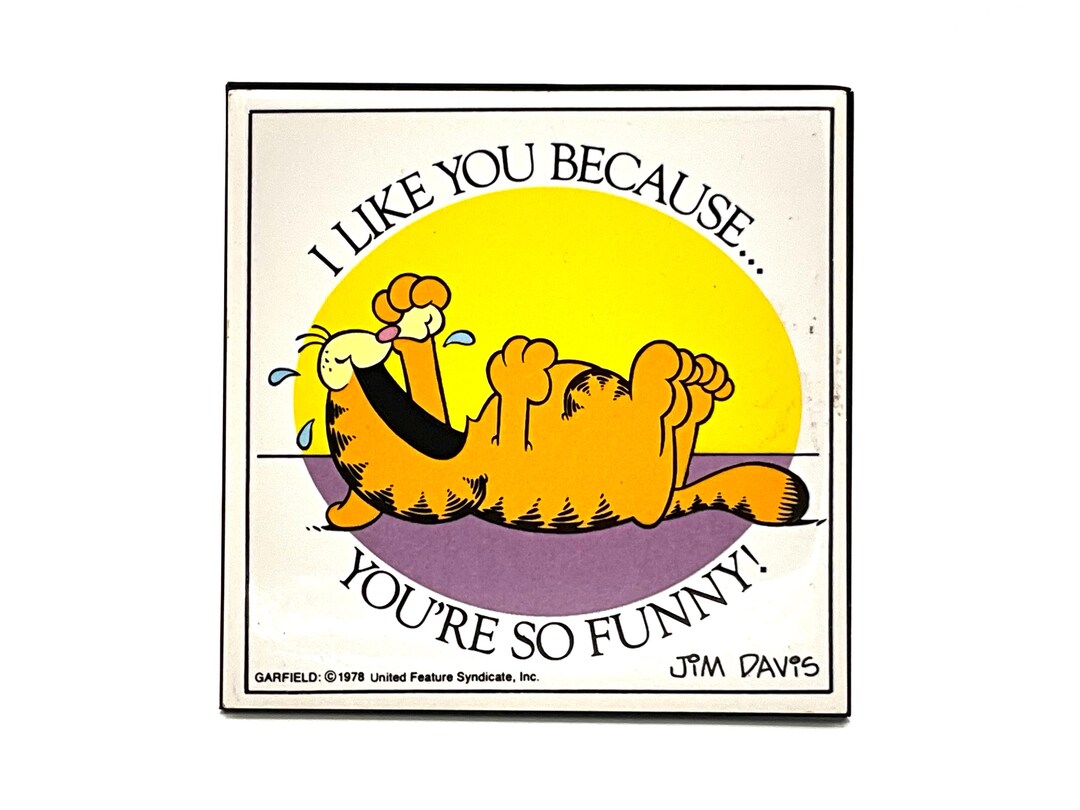 ガーフィールド　陶器　写真立て Gorgeous Collectible and Vintage Garfield Picture Frame Ceramic