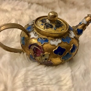 Teapot Enamel antique
