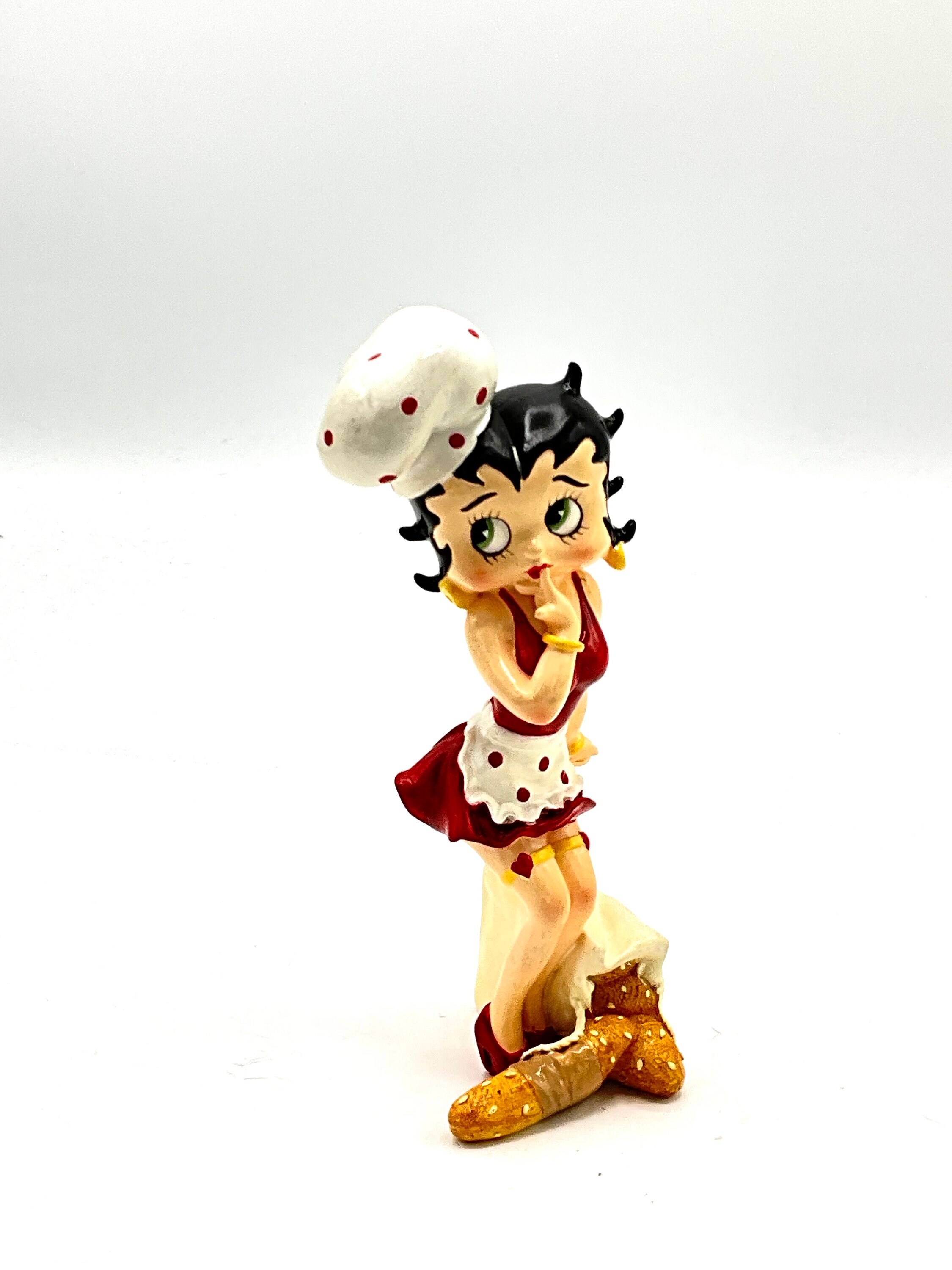 Gorgeous Collectible and Betty Boop Figurine as Chef With Bread by