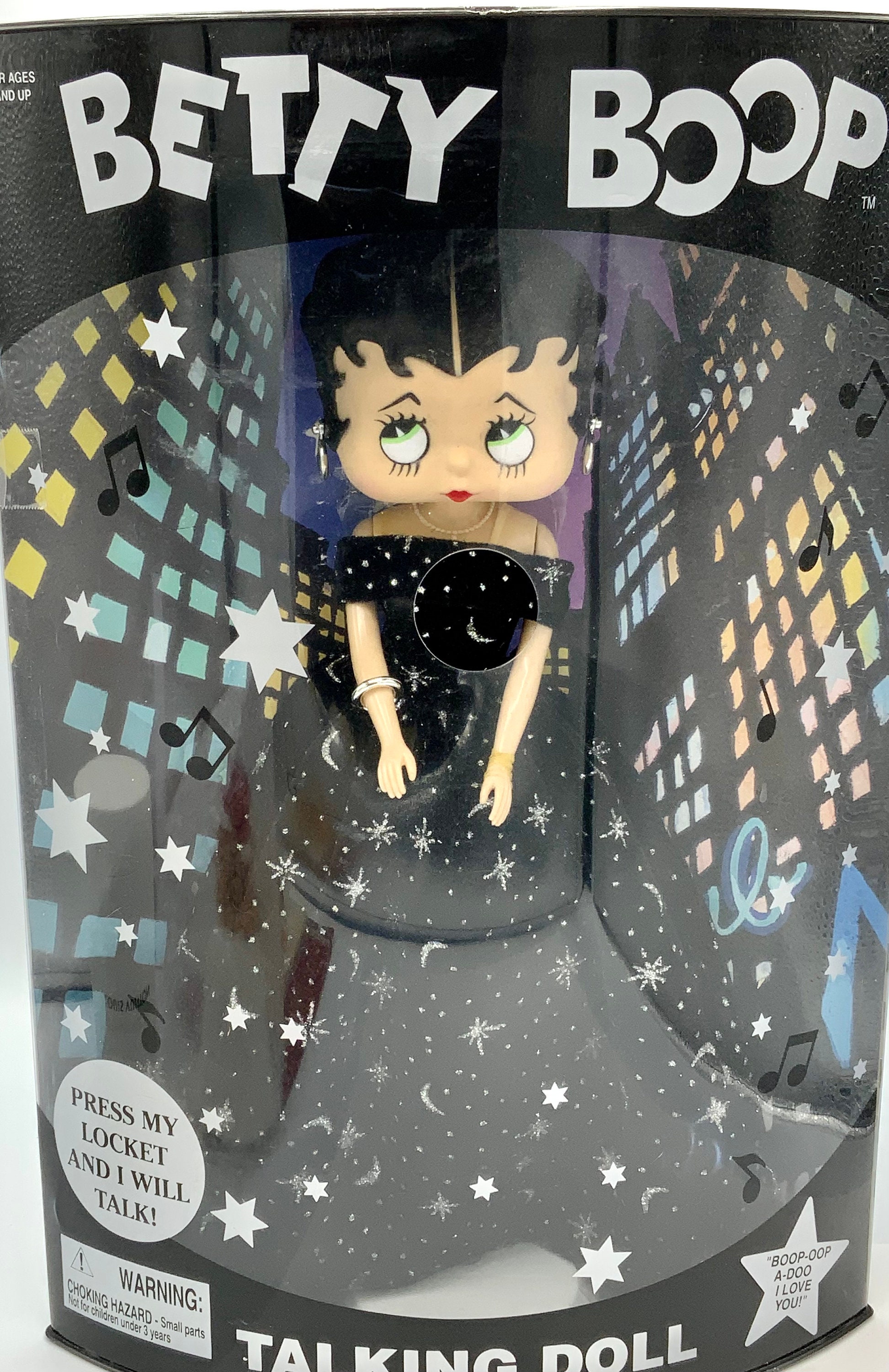 Gorgeous Collectible Vintage Betty Boop Doll, Talking Doll, Black