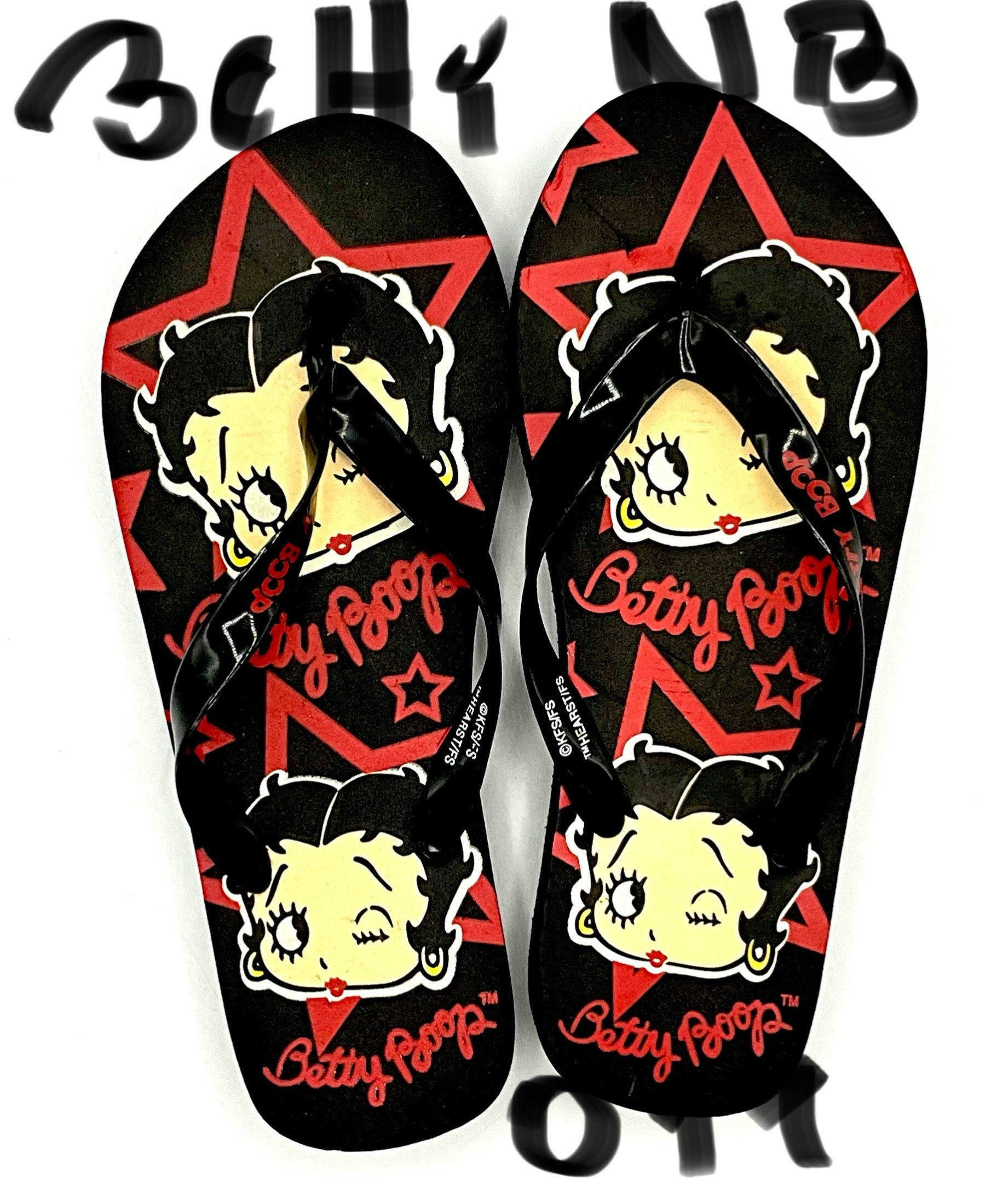 Gorgeous Collectible and Vintage Betty Boop Flip Flop Slides  display picture 1