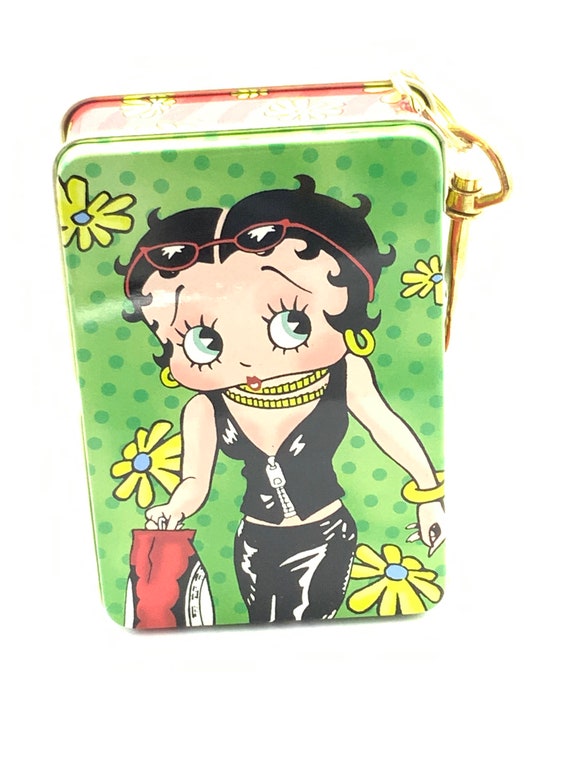 Gorgeous collectible and vintage Betty Boop tin b… - image 1