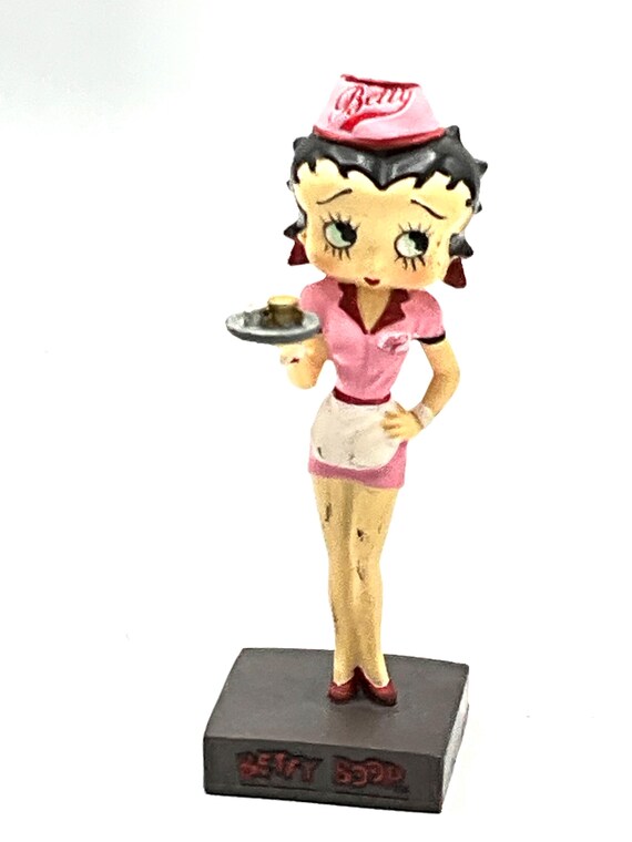 Gorgeous Collectible and Vintage Betty Boop as Waitress, Pink