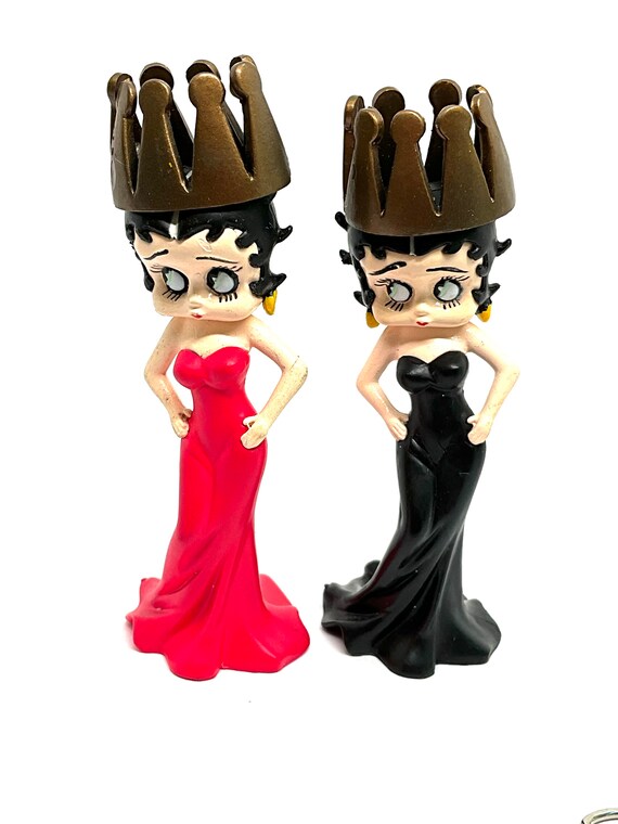 Gorgeous Collectible Andvintage Betty Boop With Red Dress or Black