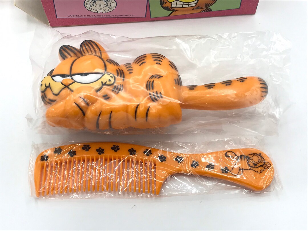 Gorgeous Collectible and Vintage Garfield Brush and Comb Set, New - Etsy