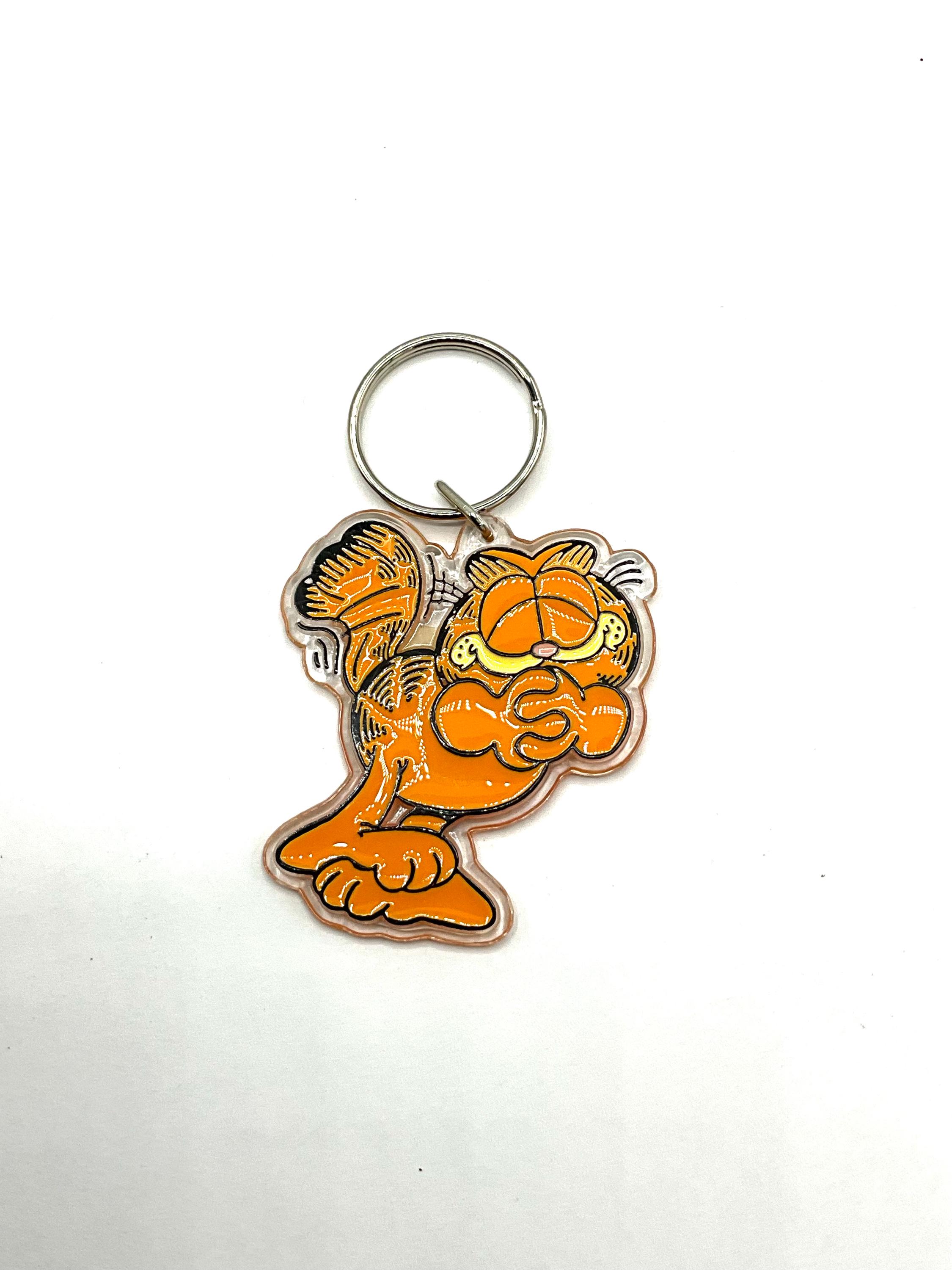 Gorgeous Collectible and Vintage Garfield, Keychain by Enesco, Cat