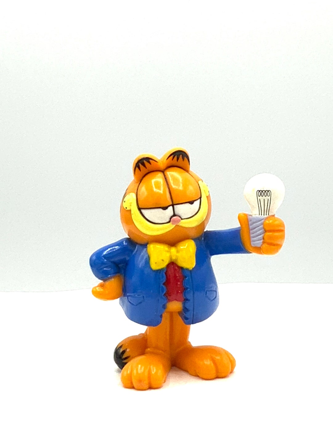 Collectible and Vintage Garfield as Thomas Alva Edison,light Bulb, Figurine, Cat. Etsy