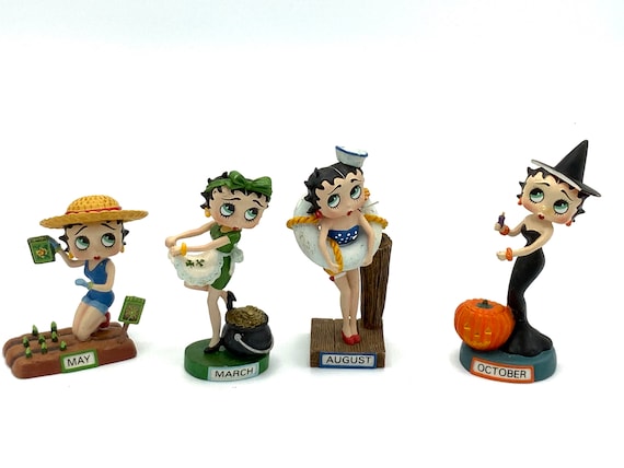 その他 Betty Boop Calendar Girls Figurine April 81FsYYc+GCL