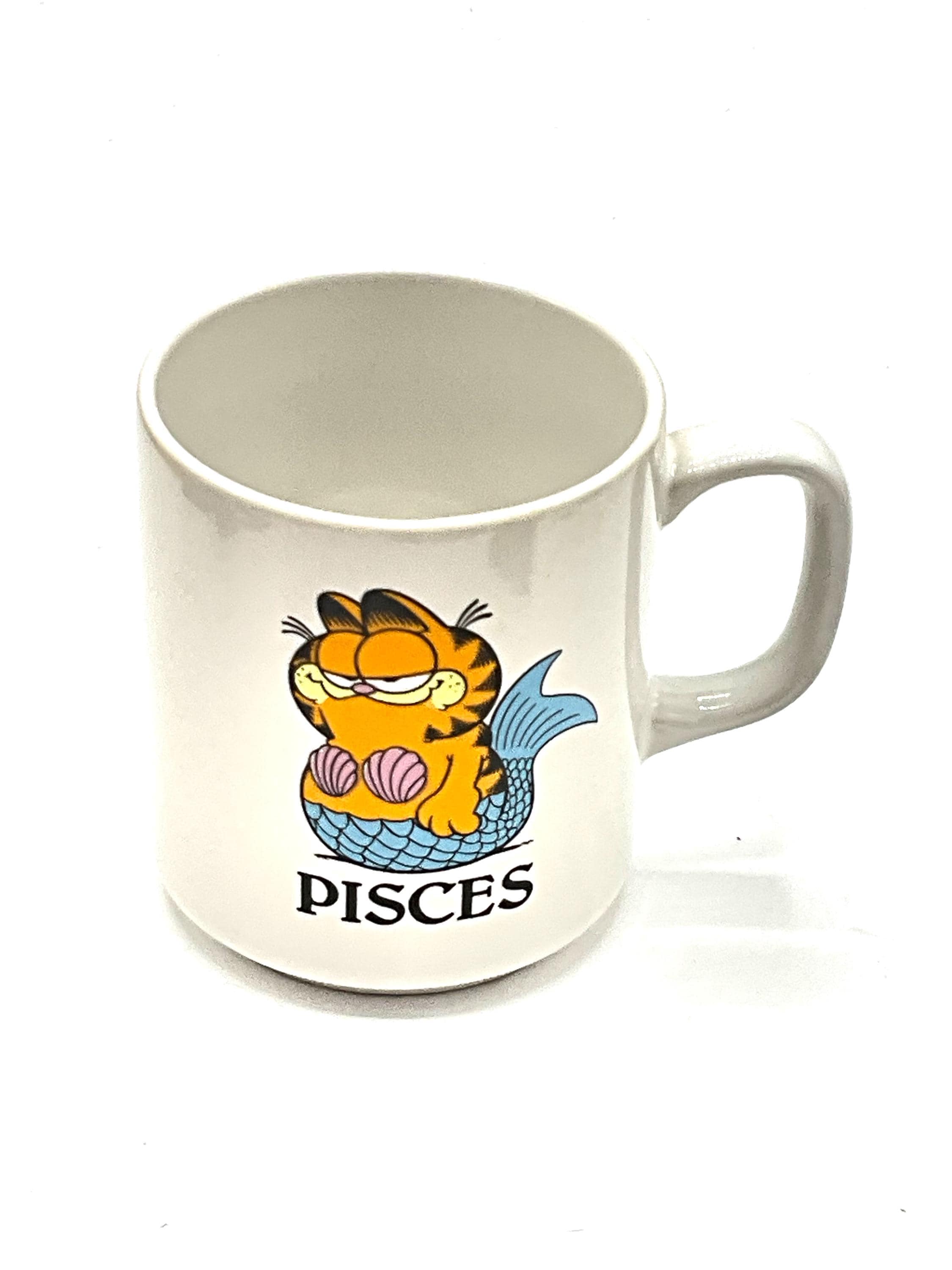 Gorgeous Collectible and Vintage Garfield Mug, Coffee, Cat, Zodiac, Pisces  by Enesco. - Etsy