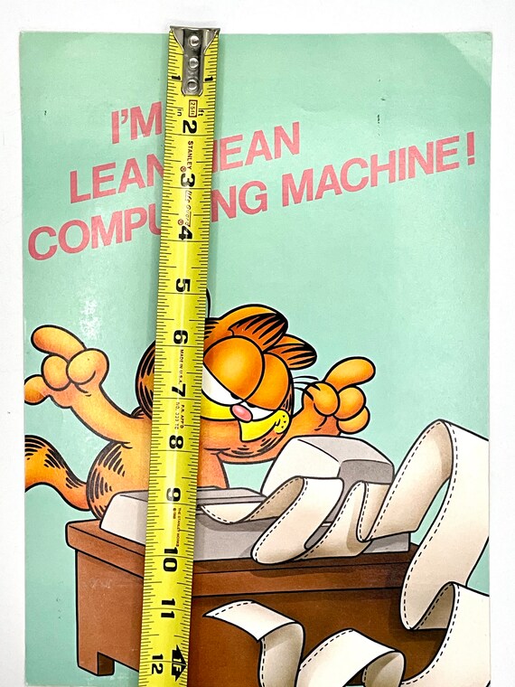 Gorgeous Collectible and Vintage Garfield Poster, Argus Gorgeous Collectible and Vintage Garfield Poster, Argus