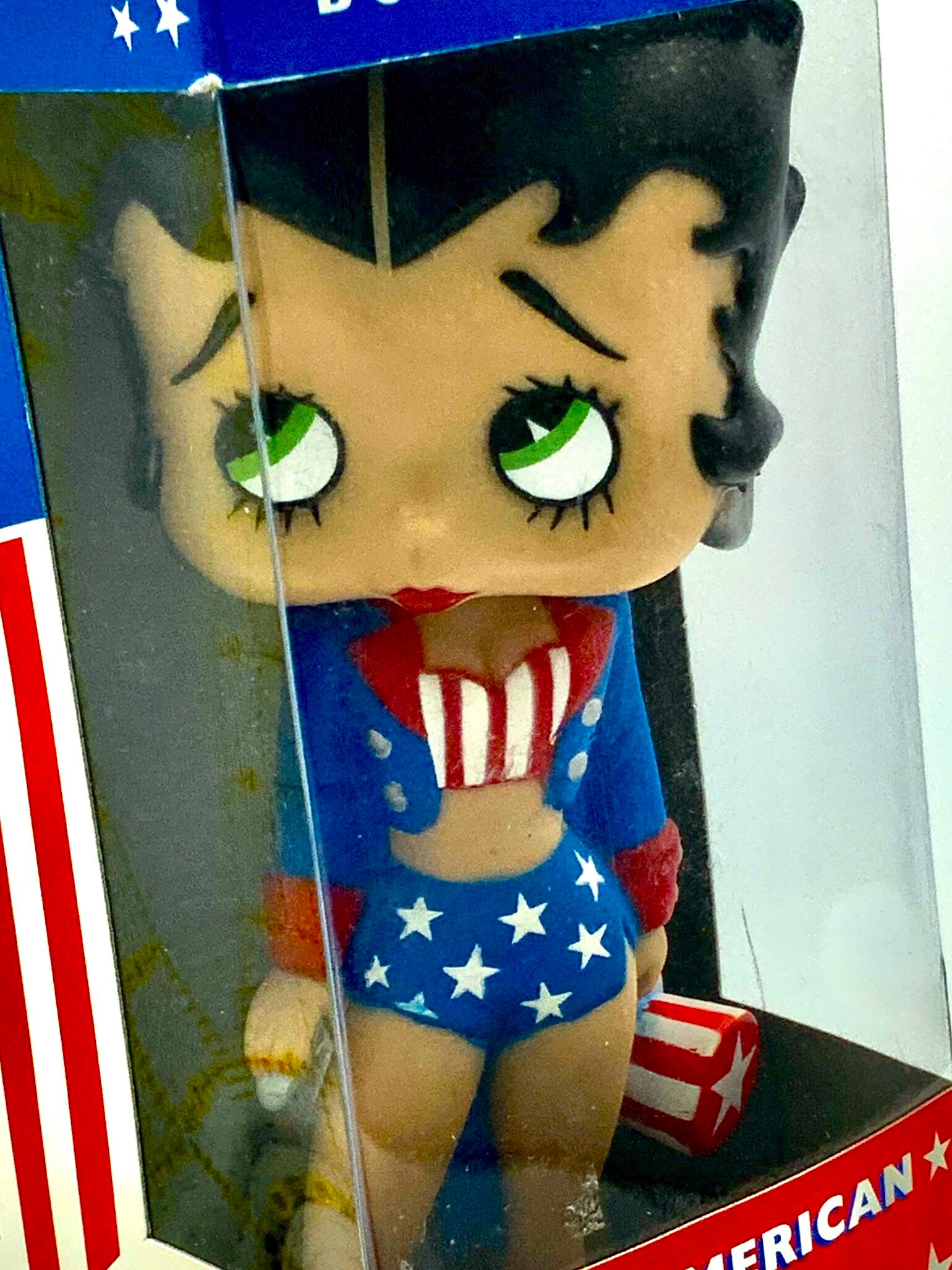Gorgeous Collectible Betty Boop Bobble Head All American