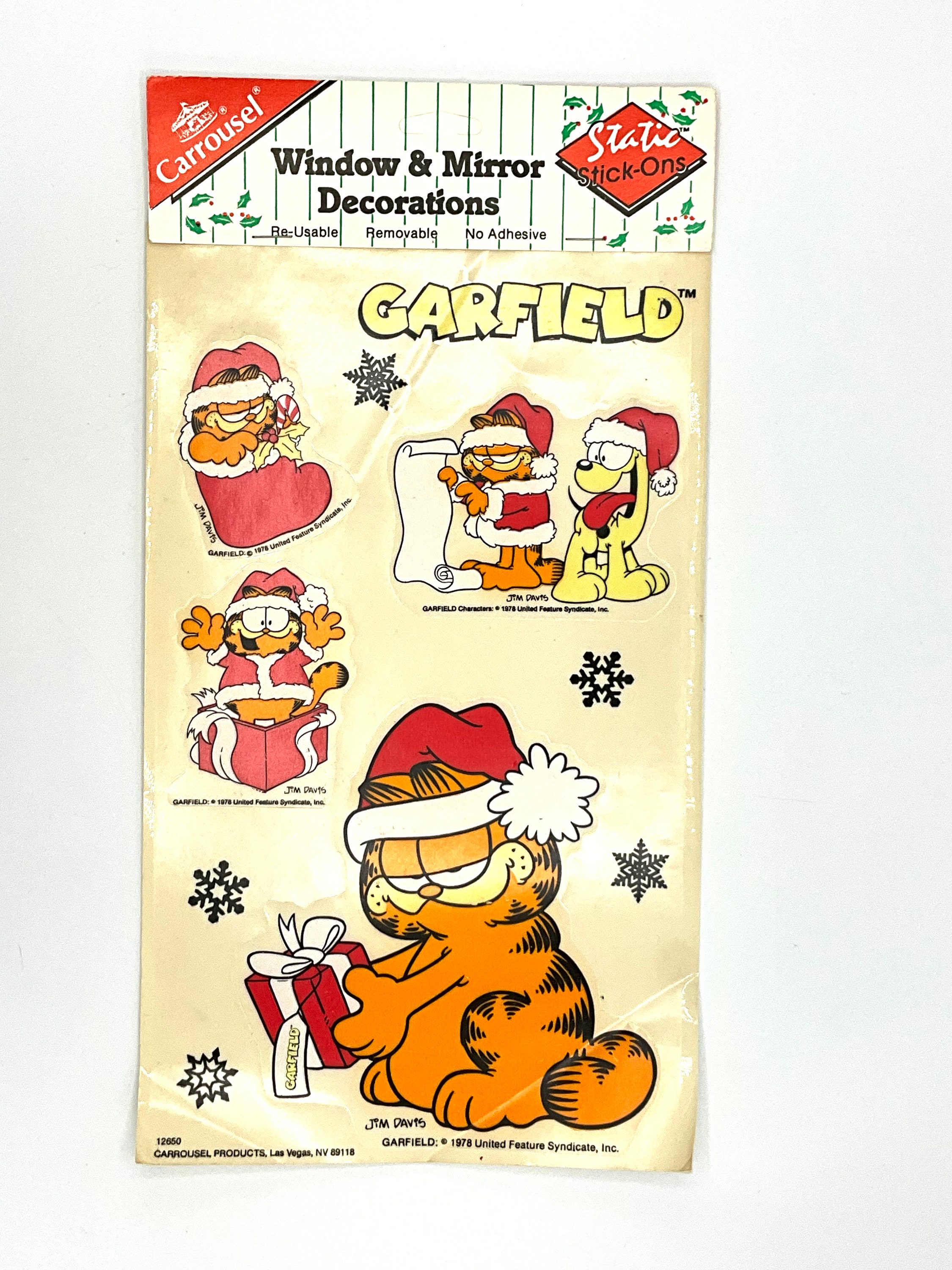 その他 vintage Garfield Thermometer Vintage New Old Stock Garfield Outside Thermometer 1978