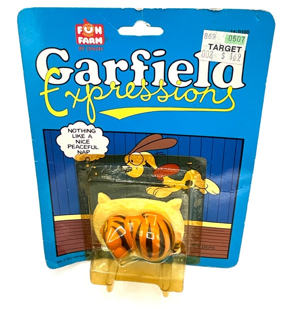 Vintage Garfield is Sleeping in a Pillow, Toy - Etsy