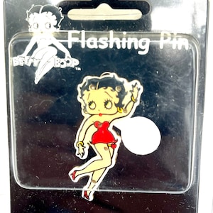 Gorgeous collectible  Betty Boop flashing pin.