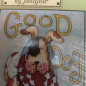 Good dog cross stich by Janlynn