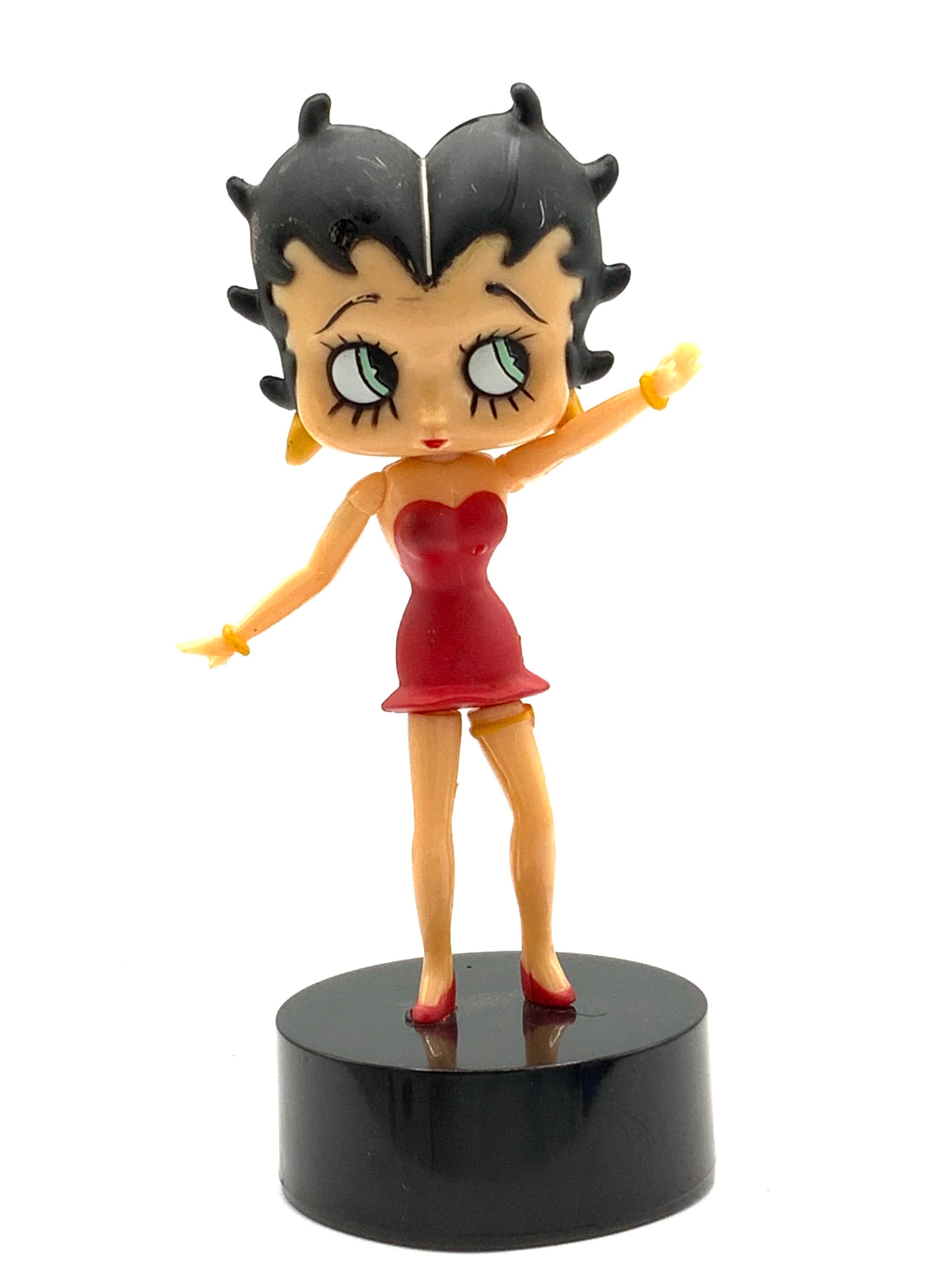 Gorgeous Collectible and Vintage Betty Boop PVC Figurine, Red