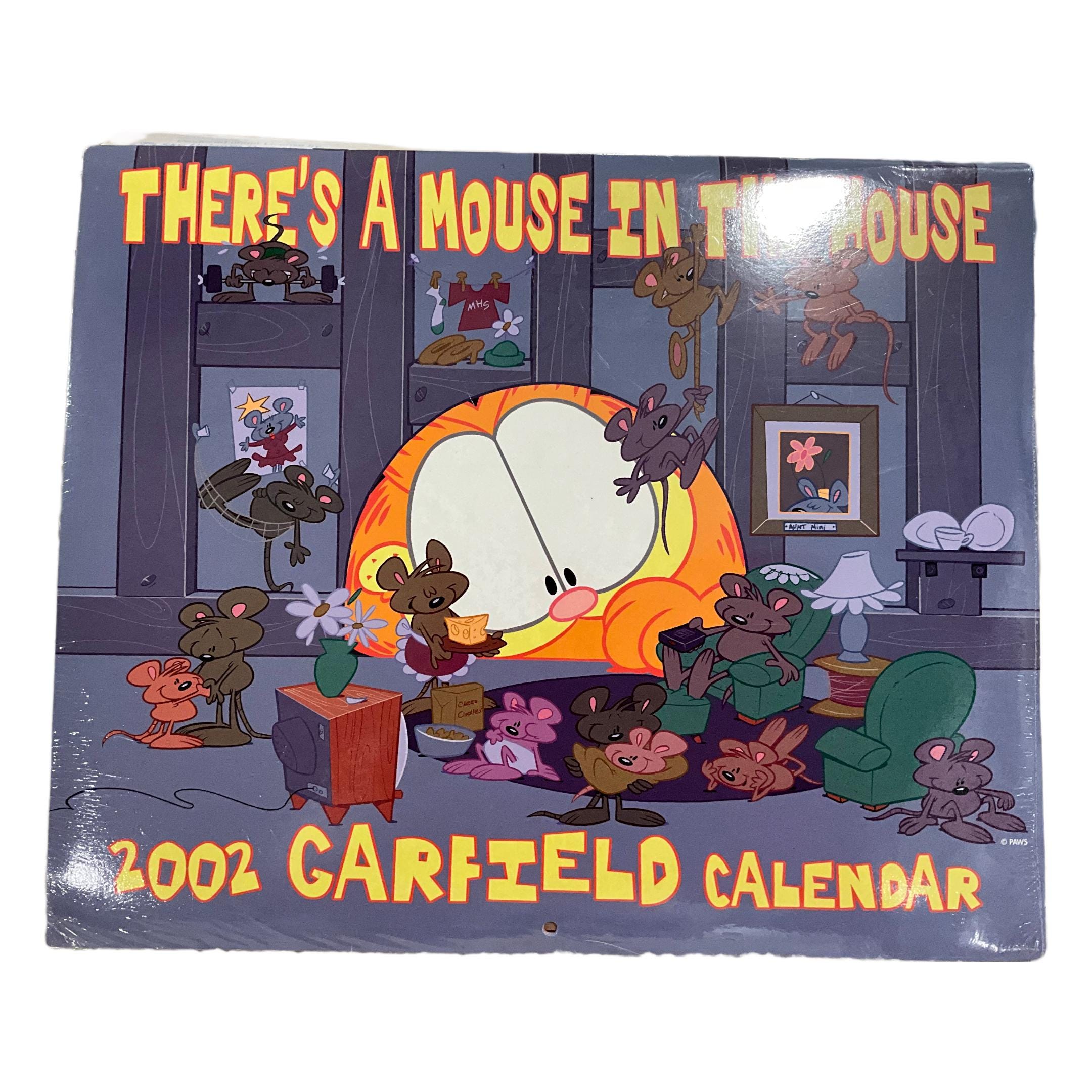 Gorgeous Collectible Garfield Calendar 2002; Sealed, There's a