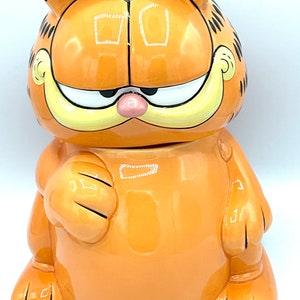 Garfield Cookie Jar - Etsy