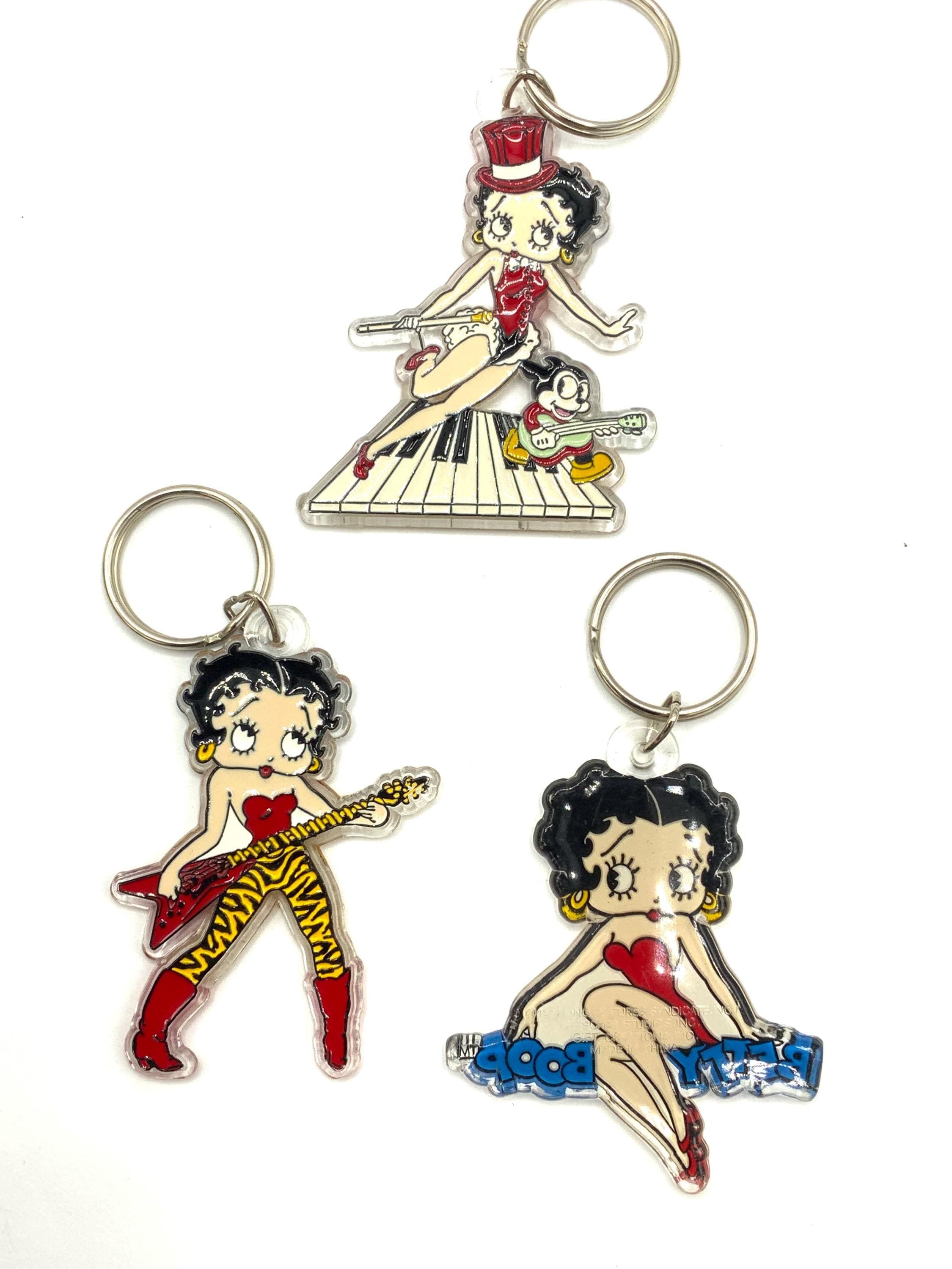 Gorgeous Collectible and Vintage Betty Boop Keychain. Your Choice