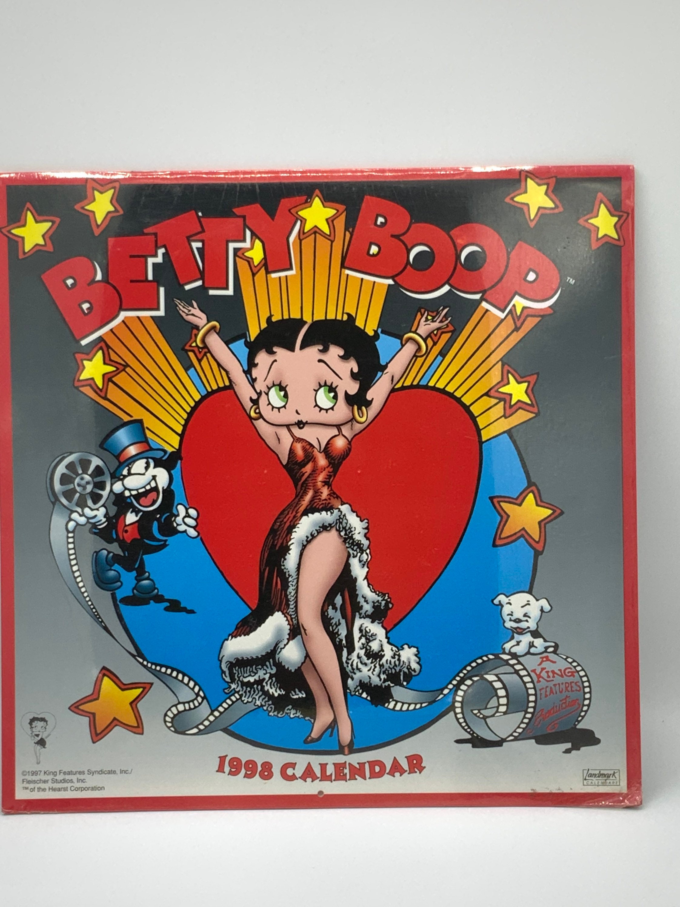 Gorgeous Collectible Betty Boop Calendar 1998, Sealed, Never Used