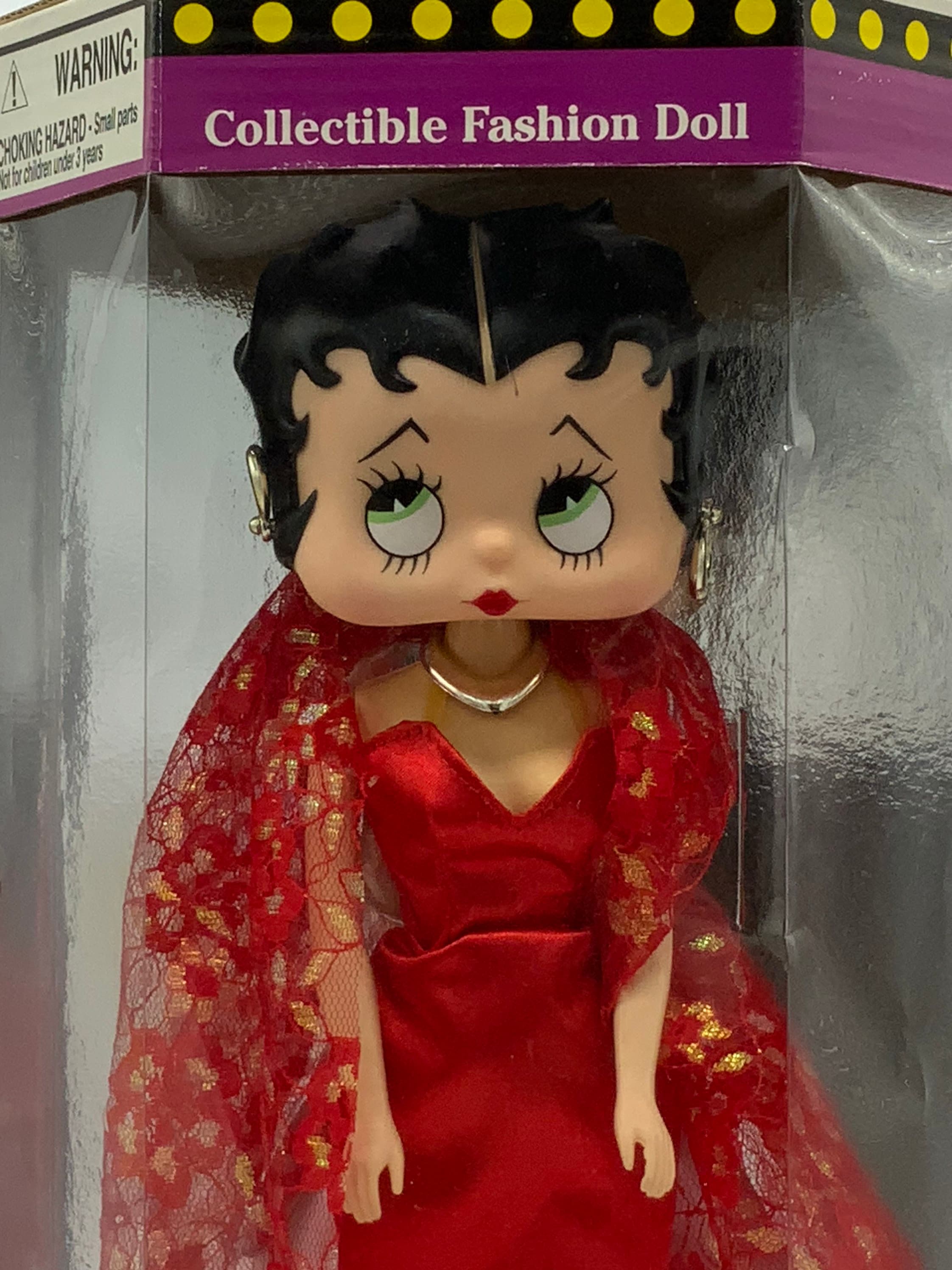 Gorgeous Collectible Vintage Betty Boop Doll Fashion Doll, Red