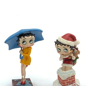 Gorgeous collectible small Betty Boop, December and April.