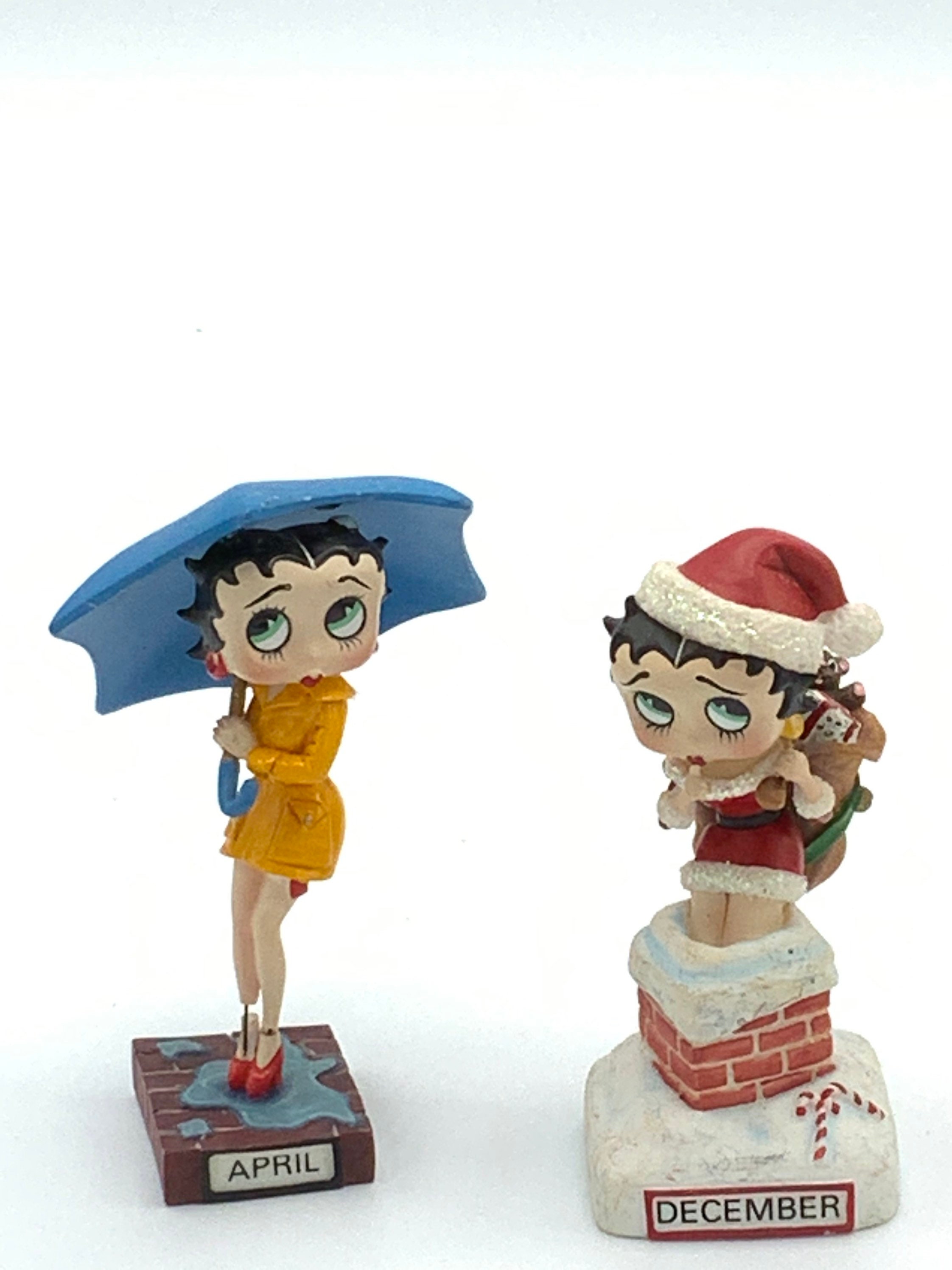 Gorgeous Collectible Small Betty Boop, December and April