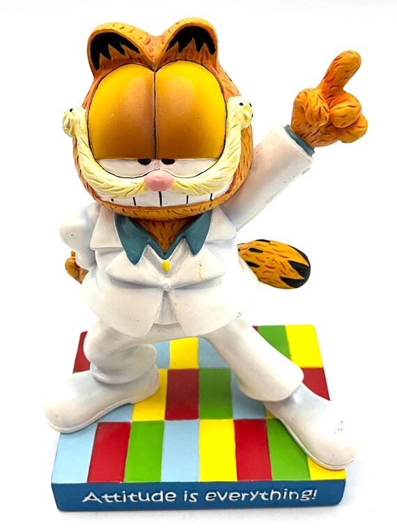 Gorgeous Collectible and Vintage Garfield Disco, Bobble Head by