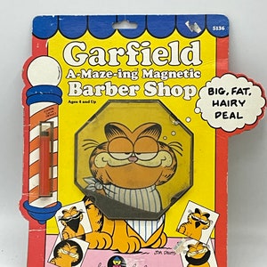 Gorgeous Collectible and Vintage Garfield A-maze-ing Magnetic, Barber ...