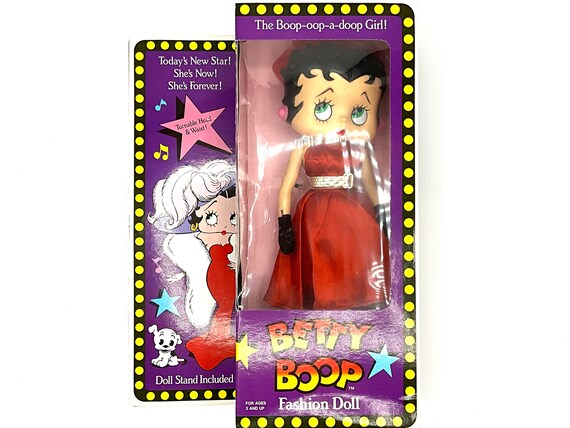 Gorgeous collectible and Vintage Betty Boop doll, red dress - Etsy