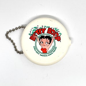 Gorgeous collectible and vintage Betty Boop  plastic wallet, small and keychain.