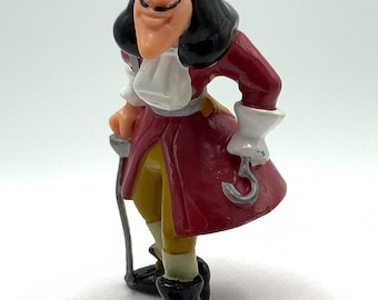 Gorgeous Collectible and Vintage PVC Captain Hook, Tinker Bell