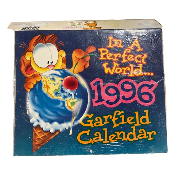 Gorgeous Collectible Garfield Calendar 1996, Sealed in a Perfect