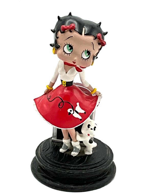 Gorgeous Collectible and Vintage Betty Boop Figurine With Pudgy