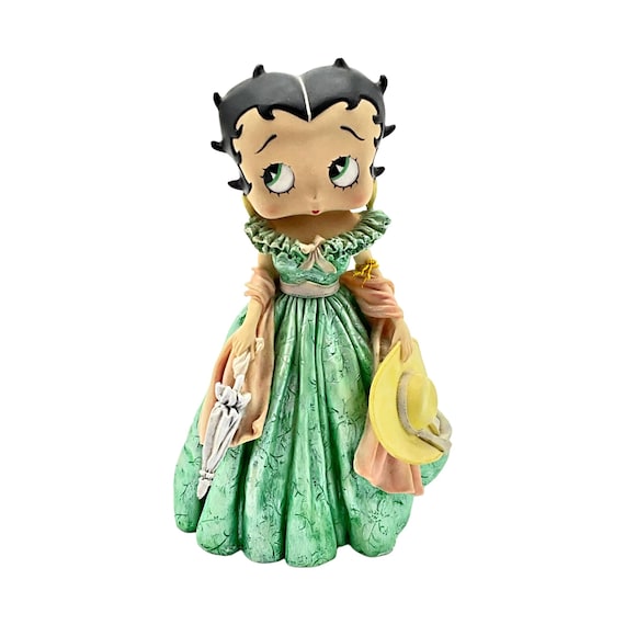 betty boop green dress Collectible Figurine of as Victorian Series Betty With a Long Dress, Fashion Season:Ss24