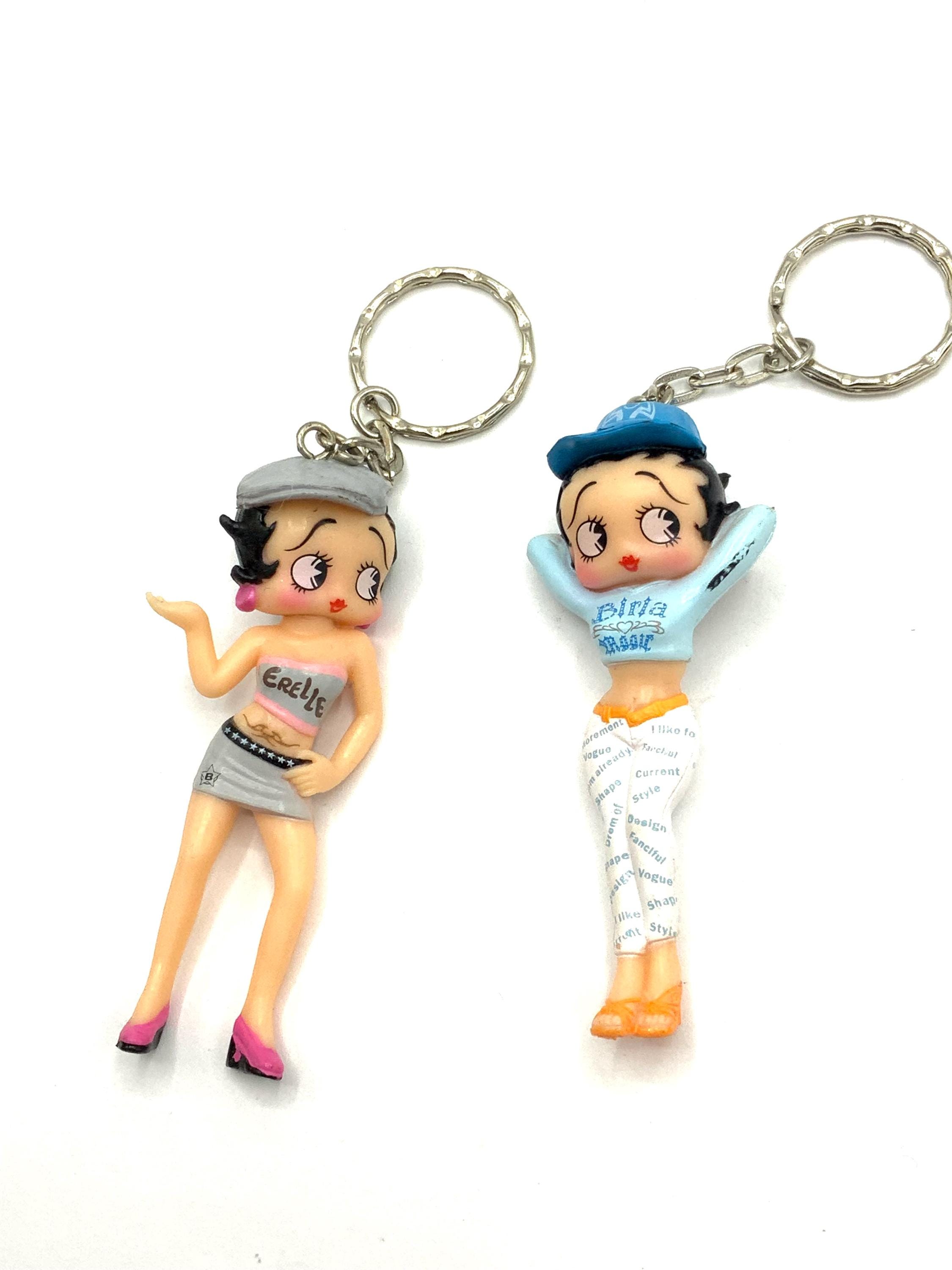 Gorgeous Collectible and Vintage Betty Boop Keychain. Your Choice