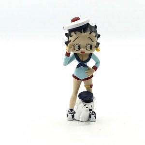 Vintage Betty Boop Sailor figurine, rubber