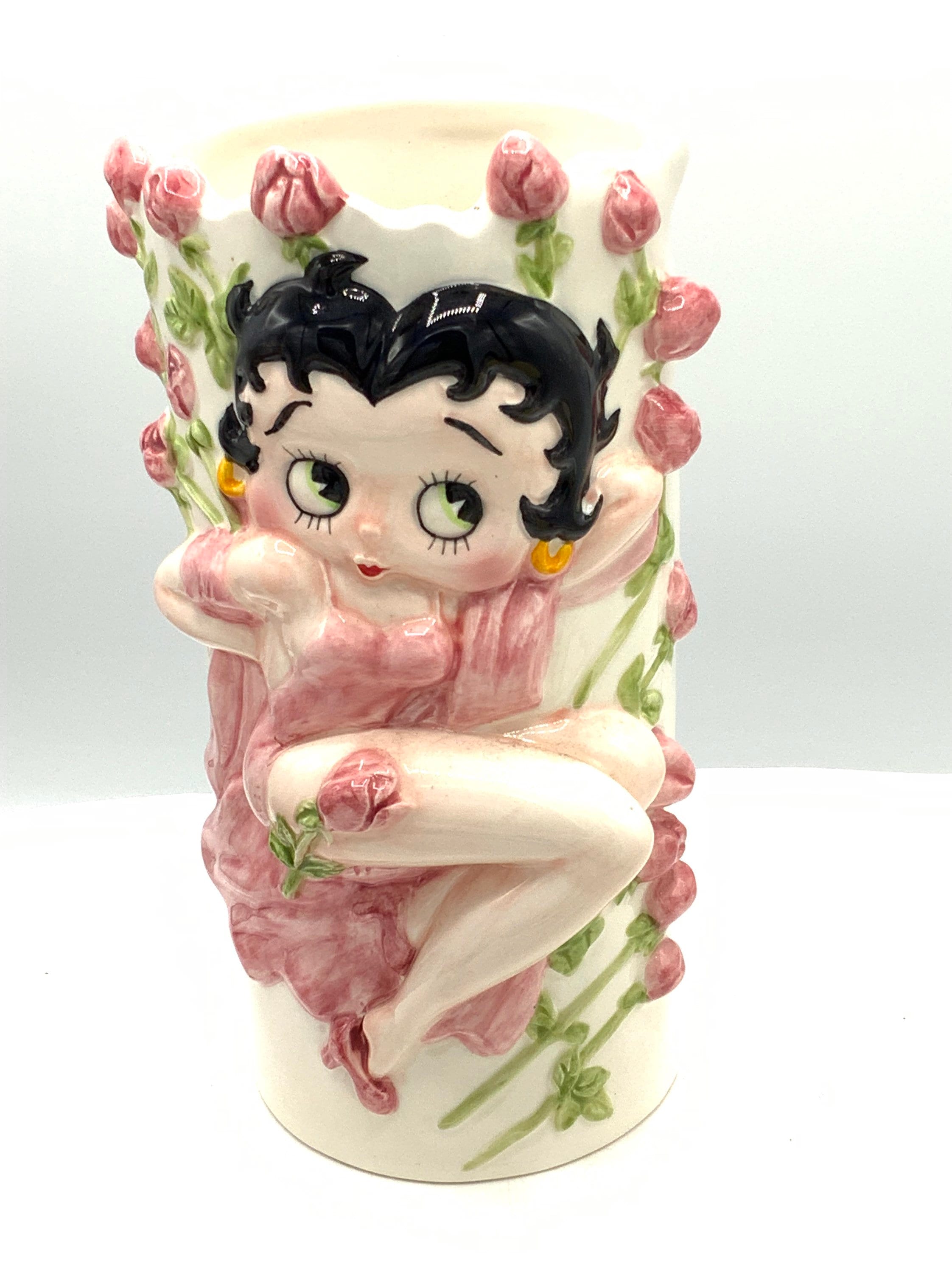 ベティ置物 Gorgeous Collectible and Vintage Betty Boop as Flower Vase, Candy