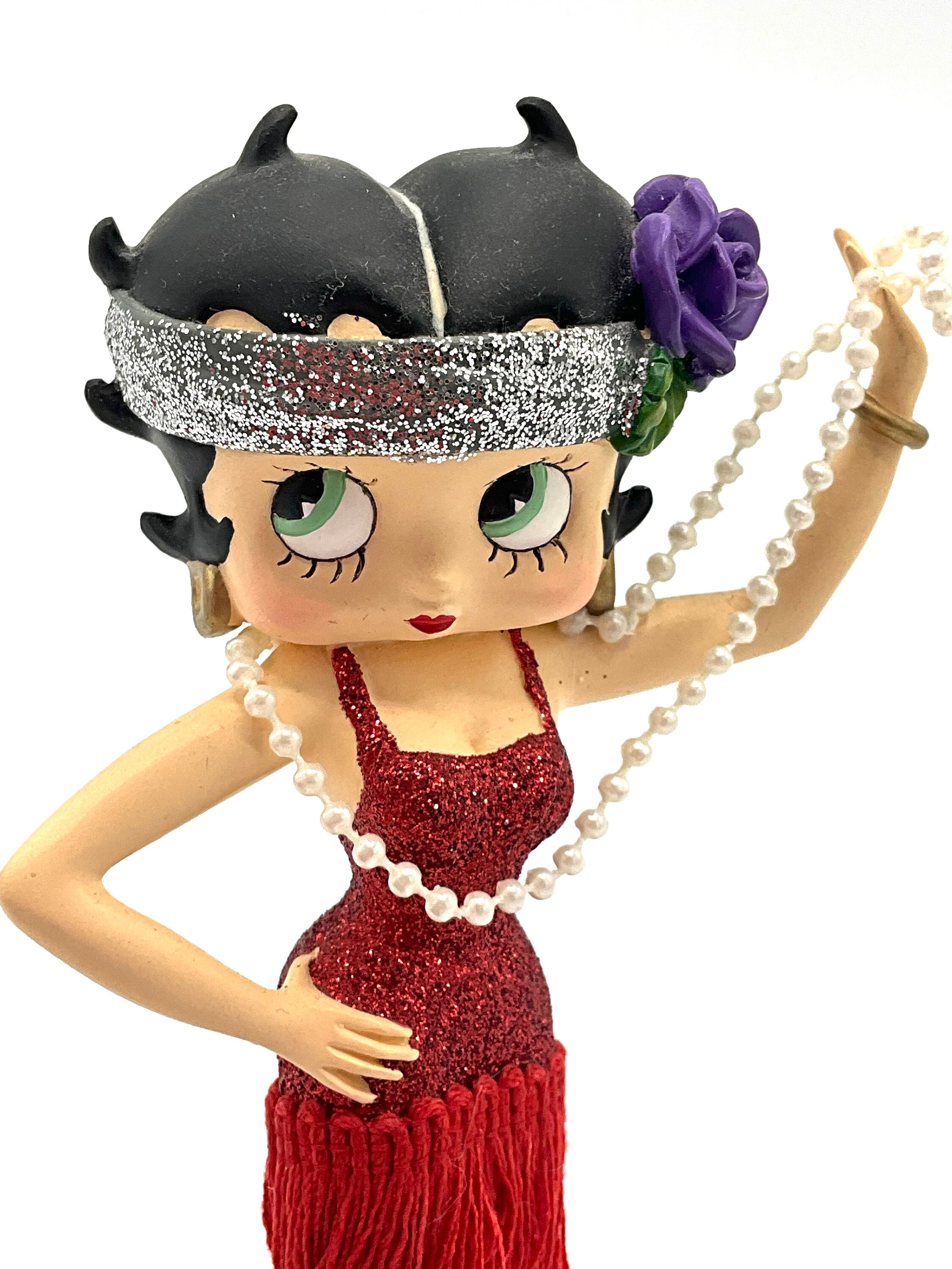 Gorgeous Collectible and Vintage Betty Boop Flapper Betty, Red